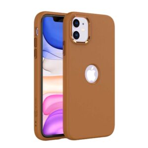 iPhone 11 Logo View Leather Case